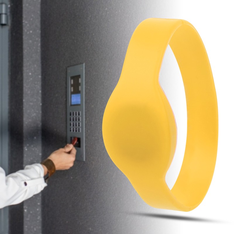 10pcs 13.56Mhz RFID Wristband Silicone Bracelet Waterproof IC Card for