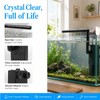 Internal Fish Tank Filter,300L/H Adjustable Flow Submersible Filters,Quiet Fish Tank