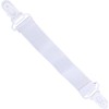 ZhangyiHot 4 Pcs white Bed Sheet Elastic Clip Strap Cover