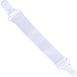 ZhangyiHot 4 Pcs white Bed Sheet Elastic Clip Strap Cover Holder for Making Non-slip Retaining Buckle Adjustable Bedding Accessories