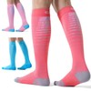 CelerSport 3 Pairs Compression Socks for Men and Women 20-30