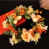 Easter Egg Garland Wreath Natural Rattan Artificial Wreath Easter Decoration