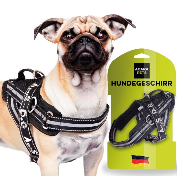 Dog Harness with 3 Metal Ring Anchors for Attaching to