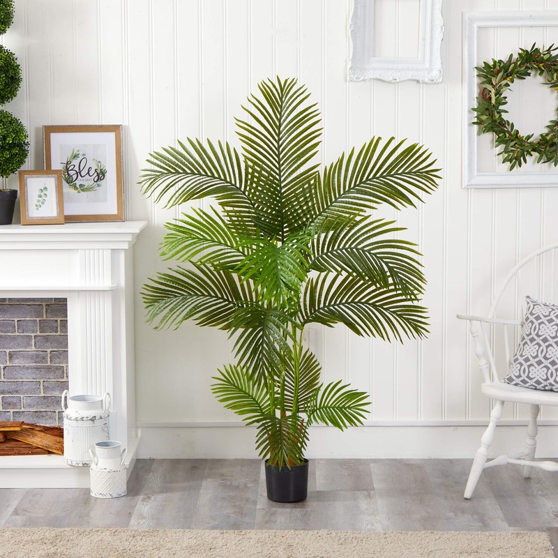 Nearly Natural 5ft. Areca Palm Artificial Tree