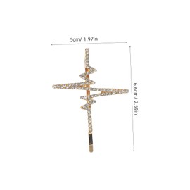 Baluue Rhinestone Hair Clips for Women of Chic Decorative Bobby Pins Versatile Hair Accessories for Weddings and