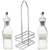 CUISINOX Cruet Oil and Vinegar Bottles Set with Dripless Spouts