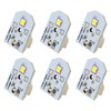 yrjns WR55X11132 WR55X25754 Refrigerator LED Light Fit for GE Refrigerator,