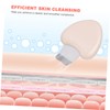 DECHOUS 2pcs Facial Cleansing Tool Skin Scrubber and Blackhead Remover