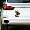 Large 210mm 'German Shepherd Side Profile' Permanent Sticker Decal for