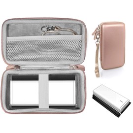 Blood Pressure Monitor case Compatible with QardioArm Wireless Blood Pressure Monitor, Compact and Light Weight Strong case with mesh Pocket for Blood Pressure Log Book, Detachable Wrist Strap