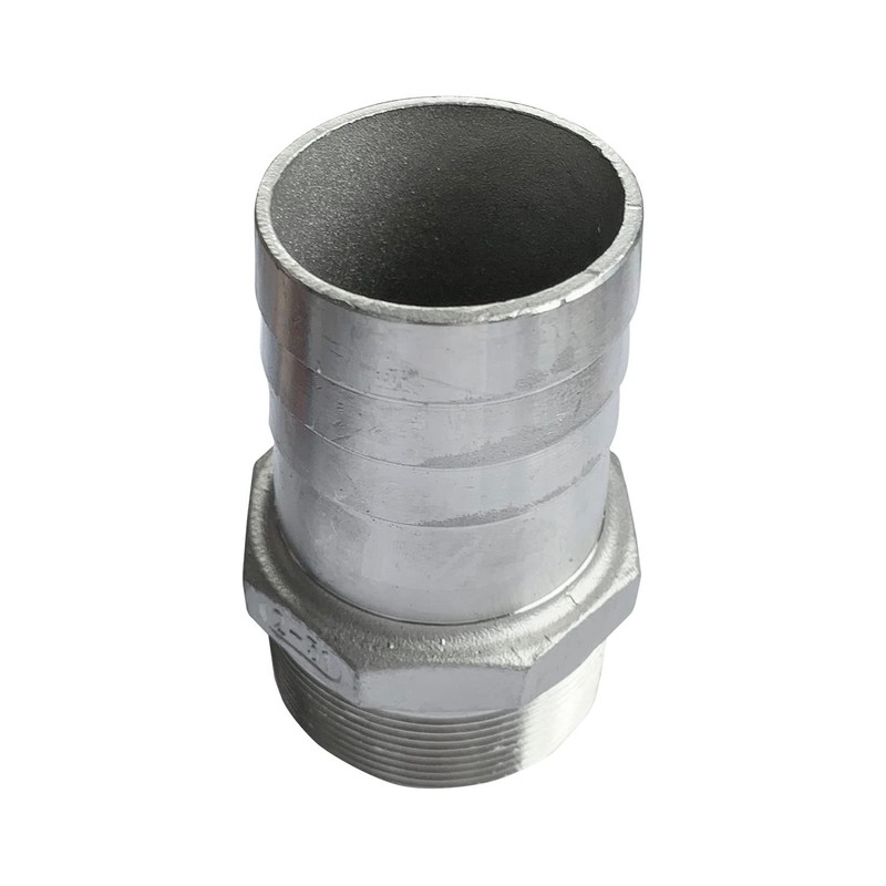 LOZOME 2" Male Thread to OD 50mm Barb Hose Pipe