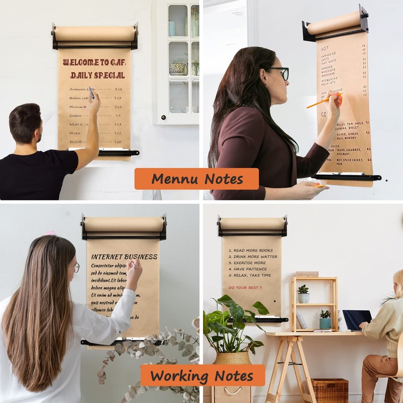 Fitous 24" Kraft Paper Dispenser Wall Mount，Butcher Paper Dispenser，Paper Roll