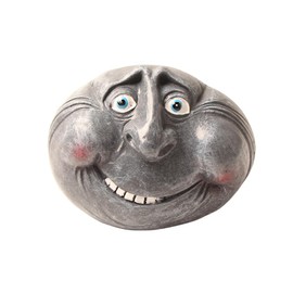 NOIAFZY 1pc Contemporary Style Funny Rock Figurine - Resin Garden Lawn Statue, Outdoor Patio Sculpture, Quirky Home Decor Craft for Various Rooms, Easter, Hanukkah, Thanksgiving, No Electricity Needed