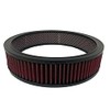 13 “ Round Washable Air Cleaner Filter, Red, Reusable -