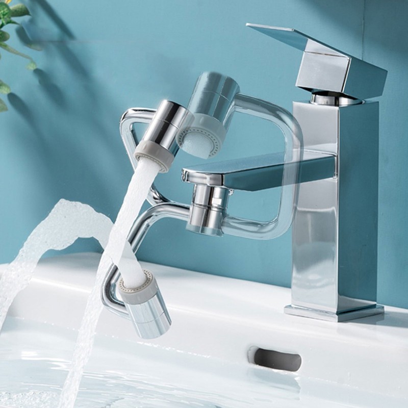 Faucet Extender 1080 Degree Rotary Spatter Proof Creating Oxygen Enriched