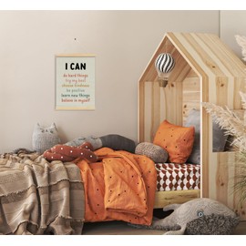 KDHTY Positive Affirmations Classroom Wall Decor,Positive Affirmations Wall Decor,Motivational Posters,Kids Affirmation Wall Sign for Classroom Decoration,12x16 Inches