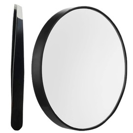 TTSAM 10X Magnifying Makeup Mirror, Round Mirror 2 Suction Cups Facial Makeup Cosmetic Absorption Shaving Home Makeup Travel Essential(Diameter 3.46 inches)