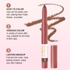evpct Dark Brown Lip Liner Crayon Pencils Set for Women,