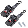 Ayaport Retractable Ratchet Straps 2 inch x 6ft Boat Transom