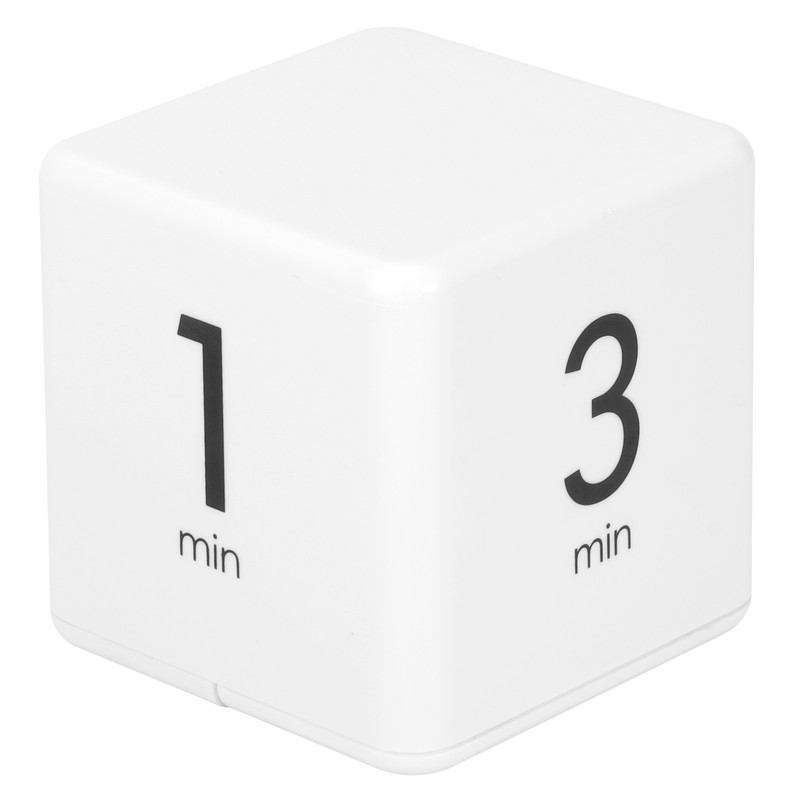 Gravity Sensor Cubic Digital Timer with Display Time Management for