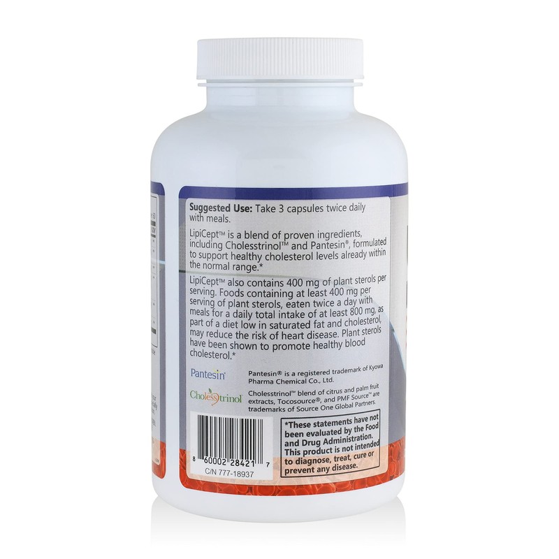 HCP Formulas - LipiCept - Natural Cholesterol Support Formula with