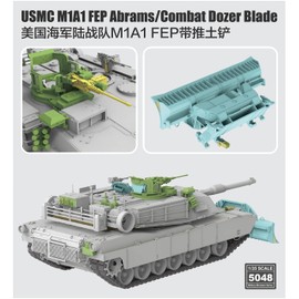 Ryefield RFM5048 1/35 US Marine Corps M1A1 FEP Abrams Dozer Blade Plastic Model