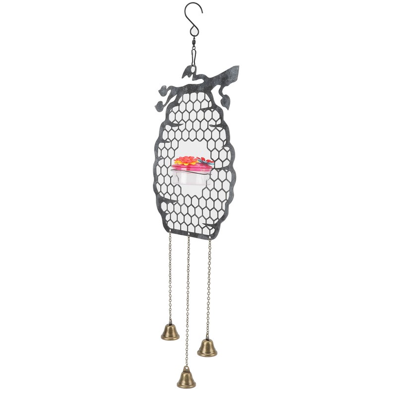 Hummingbird Feeders Innovative Hanging Beehive Wind Chimes Hummingbird Feeder for