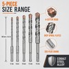 SDS Plus Chisel Set for Rotary Hammer Drill, Masonry Removal