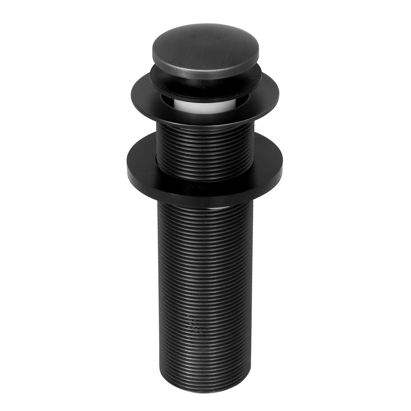 Barclay Extended 6" Soft Touch Tub Drain, Forged Brass, Push