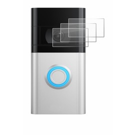 Savvies 3 Pack Glass Film compatible with Ring Video Doorbell 4