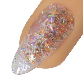 Young Nails Art Glitters - Premium Loose Nail Glitter Powder for Acrylic Nails & Gel Nails, Nail Sequins, Nail Sparkles, Nail Art Powder, Fine & Chunky Glitter, Durable, Cocktail Shaker, 1 oz