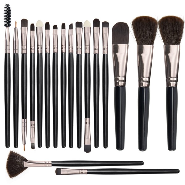 Makeup Brushes, Professional 18 Pieces Rose Gold Foundation Concealer Blush