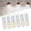 6pcs G9 LED Bulb 5W Transparent Cover 22LED Dimmable G9