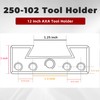 findmall 5Pcs AXA 250-102 Tool Holder AXA 102 Quick Change