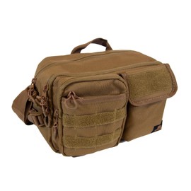 Storm Cloth Military Pouch, Shoulder Bag, Body Bag, Waist Pouch, Self-Defense Forces, Camouflage, Large Capacity 2.3 gal (9 L), tan