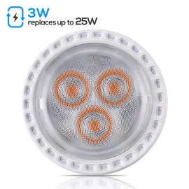 TORCHSTAR 10-Pack MR11 LED Light Bulbs, 3W 2700K Soft White Spotlight Bulb, 25W Equivalent, AC/DC 12V, GU4 Base, Track Lighting, Recessed Light, Landscape Lights, Accent Spotlights