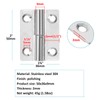 MOUNTAIN_ARK 12 Pack H Shaped Lift Off Hinges for Cabinet