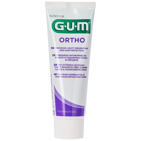Butler G-U-M Ortho Gel Toothpaste for Orthodontics 75 Ml
