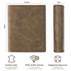 TENBST Men's Wallet with RFID Protection, Wallet with Coin Compartment,