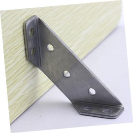 Mipcase 16 Sets Stainless Steel Multifunctional Triangle Corner Brackets for Furniture Shelves Cabinets and Tables Heavy Duty Support with Screws for Easy Installation