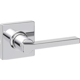 Kwikset Casey Interior Passage Door Handle Lever Polished Chrome Non-Locking Reversible