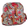 Eye Catch TM - Womens Oil Cloth Skull Roses Backpack