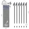 Tent Stakes Metal Tent Pegs Heavy Duty Stakes Ground Stakes