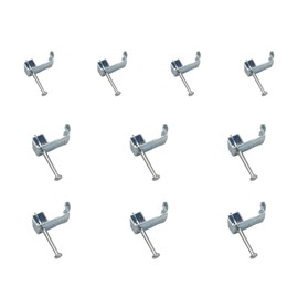 Clip 4 Fire 2.5mm Metal Fire Resistant Steel Cable Clip Compliance to 18th Edition Pack of 10