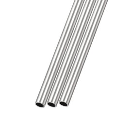 METALLIXITY 3 Pieces 316 Stainless Steel Pipe (6 mm OD x 1 mm Wall D x 250 mm L) Straight Hoses - for Household Appliances Machines