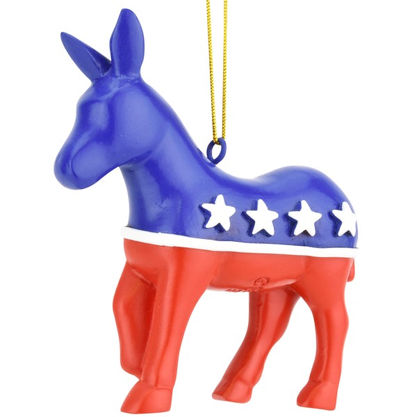 Tree Buddees USA Presidential/Political Party Christmas Ornament (Democratic Party)