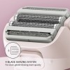Panasonic Women's 4-Blade Shaver, Wet/Dry, Bikini Attachment