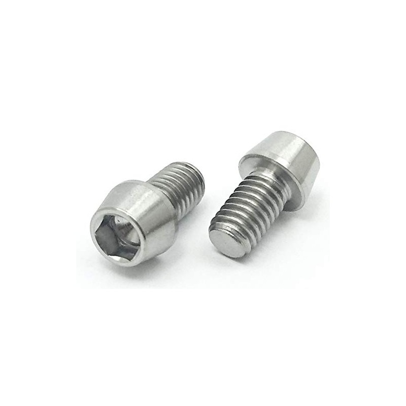 EGWORKS ULTRA-Ti™ High Strength 64 Titanium Bolts M6x10mm for Shimano
