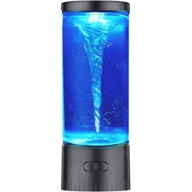 COLORLIFE Twister Hurricane Light- Novelty Nature Decor Gift for Boys Girls, Men, Women Mini Water Vortex Maker Mood Night Light Birthday Holiday Christmas