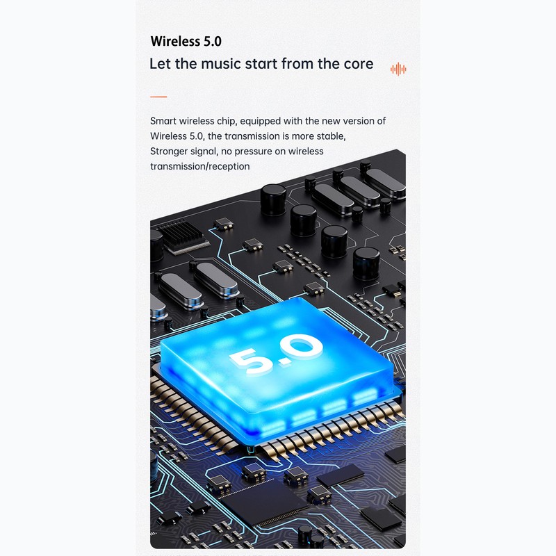 Bluetooth 5.0 Receiver DC 5V/1A Driver Free 2.4 to 2.48GHz